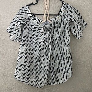 Bailey/44 Anthropologie Juniper Monkey Print Rope Tie Halter Top XSmall